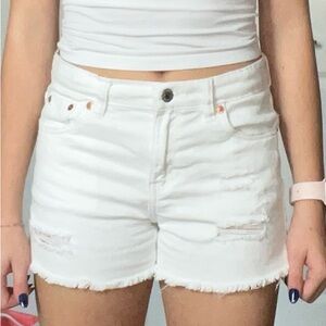 White Women's Denim Shorts